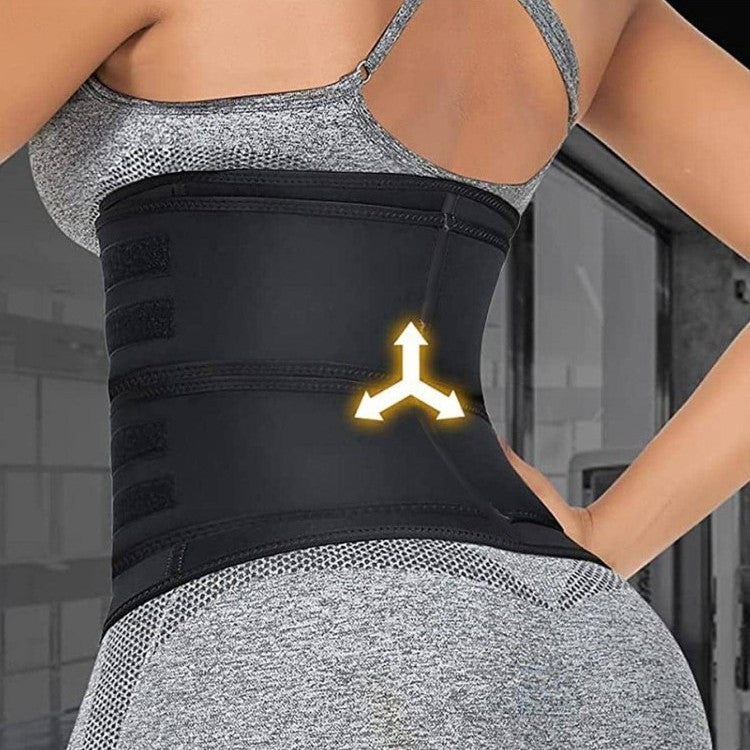 Slimming Belt Violently Sweat Adjustable Zipper Body Shaping Belly Band Slimming Belt Violently Sweat Adjustable Zipper Body Shaping Belly Band